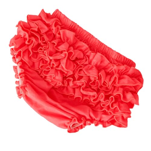 Gatuida Cubrepañal para Ñiño Niña de Algodón Volantes y Encaje, Absorción Rápida de Humedad, Diseño Dulce y Cómodo para Halloween, Talla L