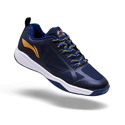 Li-Ning Ultra Fly Non-Marking Badminton Shoe - (Navy, Gold - 7 Uk) #TOP18