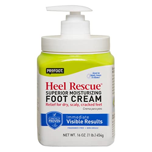 PACK OF 6 - ProFoot Heel Rescue Foot Cream Argan Oil + COQ10, 16.0 OZ