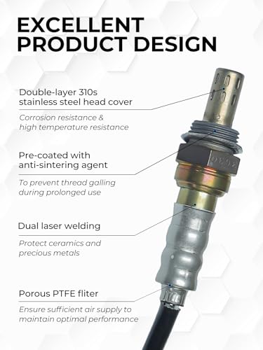 Sensor de Oxígeno O2 15717 Pack 4 para Ford y Otros miniatura 3