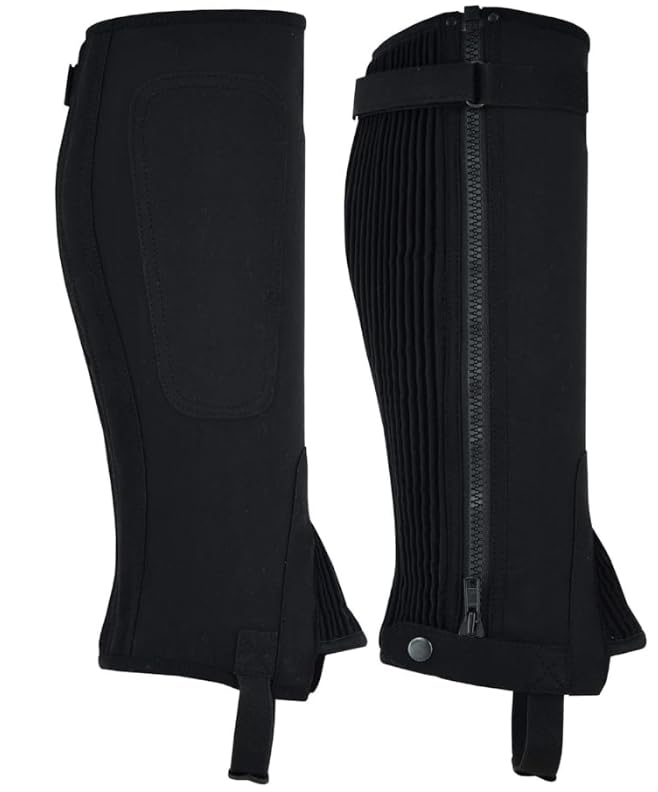 TackField Unisex Adult Amara Synthetic Equestrian Half Chaps