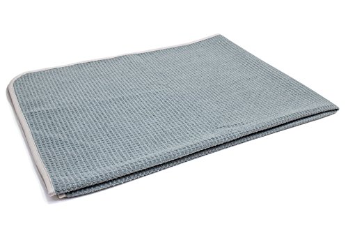 Autofiber Big Thirsty Microfiber Waffle Drying Towel 25"x36" (Grey)
