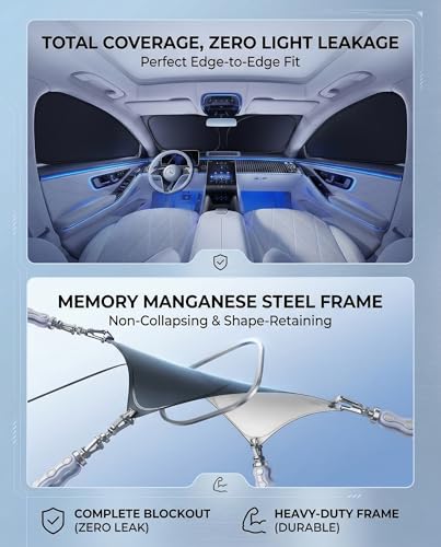 Windshield Sun Shade for Lexus ES Front Window Shades Cover for 2013-2024 2025 2026 ES Windshield Sun Visor Protector Car Accessories - Image 6