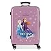 Disney Frozen Destiny awaits Maleta mediana Morado 48x64x26 cms Rígida ABS Cierre combinación 61L 3,4Kgs 4 ruedas dobles