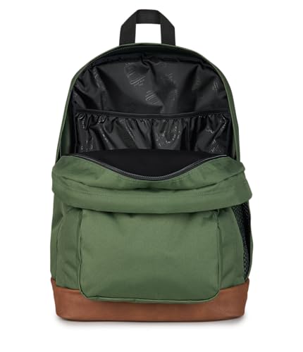 Image of JanSport Cool Backpack with 15-inch Laptop Sleeve, Large Computer Bag Rucksack with 2 Compartments, Ergonomic Straps, Cargo Green