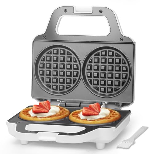 4-Inch Mini Waffle Maker for Waffles and Chaffles