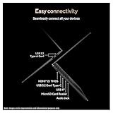 ASUS Vivobook S16 Copilot+ Laptop, AMD Ryzen AI 7-350, 24 GB LPDDR5x RAM, 4 TB PCIe SSD, 16" 3K (2880x1800) OLED Touchscreen, AMD Radeon 860M Graphics, Backlit Keyboard, W11 Home, Neutral Black - Image 3