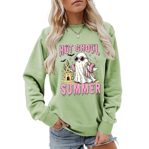 Chemises à manches longues femme sweat Halloween ghost horror