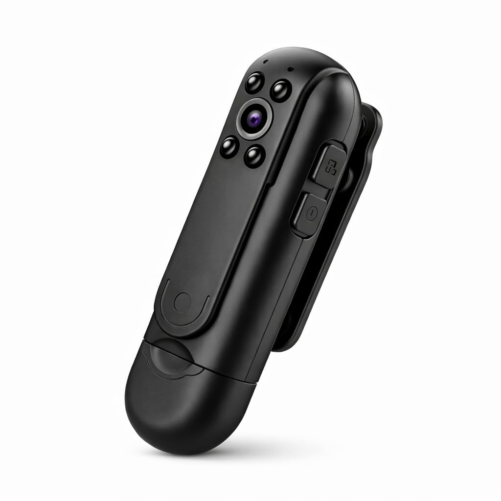 FREDI HD PLUS 1080P Body Worn Cam | Wearable Mini Video Recorder with Audio | 140° Wide Angle Lens | Motion Detection | Portable Clip Design | Supports 32GB Micro SD Card-image-23