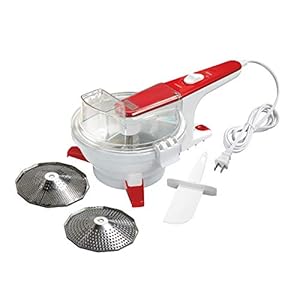 Weston Electric Food Mill with 3 Stainless Steel Discs 1.75 Quart Capacity, White (61-0201-W)