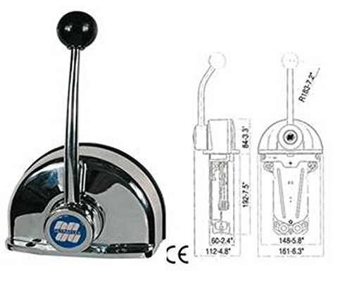  COMANDI MONOLEVA PER MONTAGGIO A CRUSCOTTO B103 PER SINGOLO MOTORE