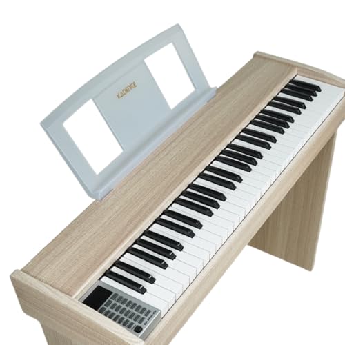 Image of Kadence DP5000KH Digital Piano | 61 Keys with LED Display | 500 Tones, 300 Rhythms, USB MIDI, Recording, Mic & MP3 Support | Nordic Beech
