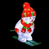 Bonhomme de neige lumineux extérieur H44cm 60 LED + transfo