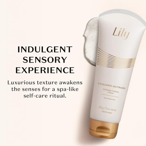 O Boticário Esfoliante Hidratante Desodorante Corporal Lily 200g