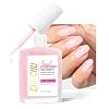 Nail Strengthener for Women: 8 in 1 Natural Nail Hardener Extra Strong and Growth – Pink Nail Polish Hardener Ridge Filler Concealer for Weak and Damaged Nails 15ml