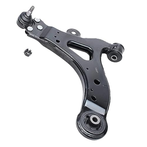 Image of Detroit Axle - 6pc Front End Control Arms Kit for Chevy Uplander Buick Rendezvous Terraza Pontiac Montana Aztek Saturn Relay, 2 Lower Control Arms w /Ball Joint 4 Outer & Inner Tie Rods Replacement