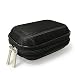 Earphone Case Portable Oxford Bag Holder with Two-Way Zipper for IEM BTE Hearing Aids, Earmold, Hearing Protector and Most Earphones
