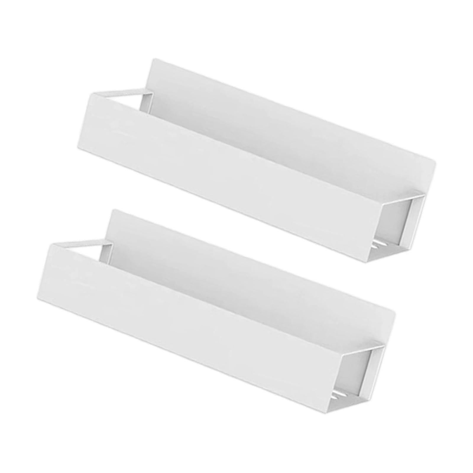 FANGZESHI Vertical Shelf for Refrigerator Side Rack Holds Condiments Securely Easy Install Without Drilling Space Efficient Fridge Shelf