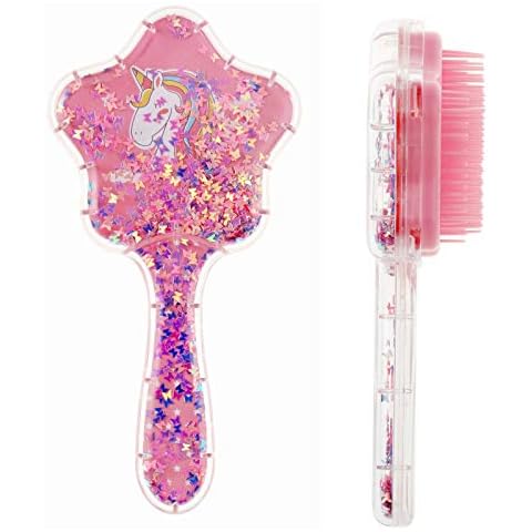 Paddle Hairbrush for Kids with Unicorn Design Cover