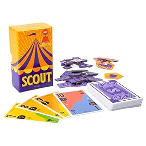 Scout – Award-Nominated Strategic Card Game | 2–5 Players | Ages 9+ | Portable Travel Game