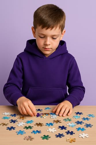 Sweat hoodie purple enfant 9-10 ans résistant aux lavages fréquents