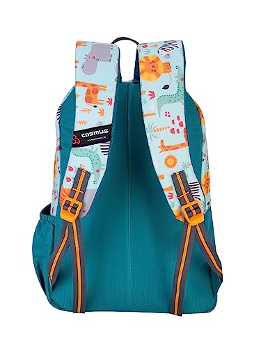 Image of COSMUS KIDO ANIMO Printed School Bag 20L - 16 inches Kids Polyester Backpack ideal for Boys and Girls of Age Group 2-5 yrs | Small Students Daypacks