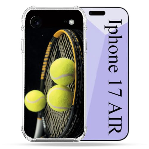 Coque iPhone 17 Air antichoc sport motif balles tennis