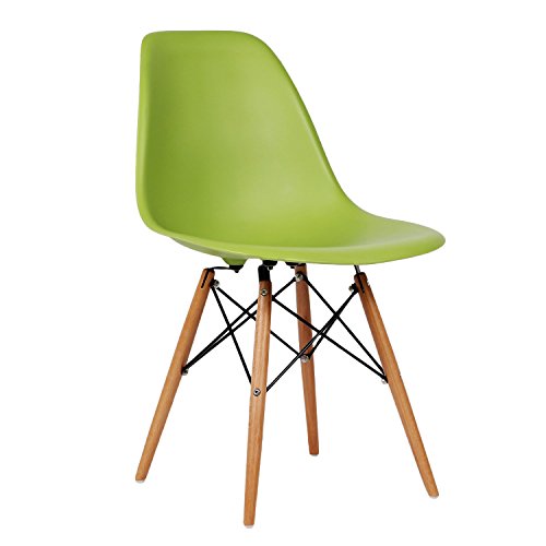 Lo + de Moda Wooden Color Edition Silla, Madera, Oliva, 94x67x73 cm, 2 Unidades