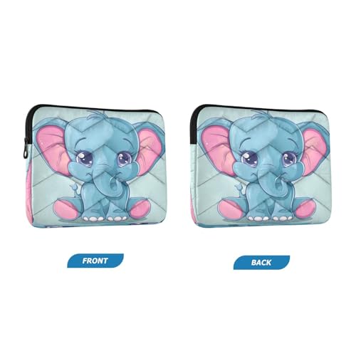 Funda para portátil ALAZA elefante 13-14 pulg impermeable miniatura 2