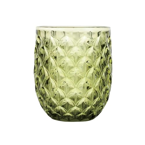 BRANDANI Bicchiere Scudo Set 6 Pezzi Verde Vetro 300ml