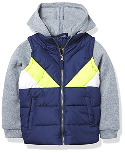 Ixtreme Boys' Midweight Vest 2Fer Jacket, Navy, 4T #TOP15