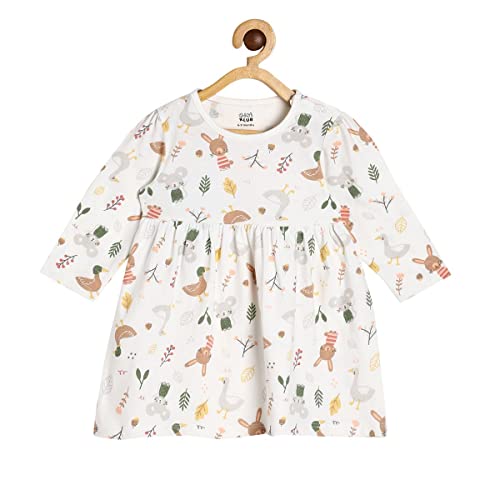 Image of miniklub Multicoloured Organic Cotton Empire Dress