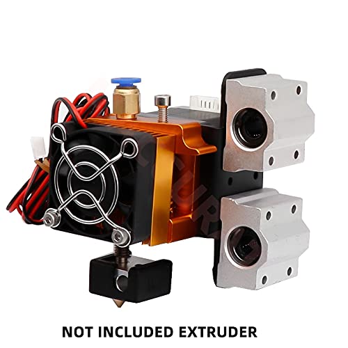 Lysee 3D Printer Parts & Accessories - New Reprap 3D Printer Prusa i3 Anet All Metal X Carriage with Belt Holder for MK8 Extruder 45mm Rod Distance Extruder Carriage - (Color: Black)