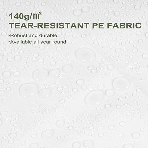 Lona protectora resistente a rayos UV e intemperie en formato 3x3m 5