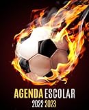  Agenda Escolar 2022-2023 Futbol: Planificador semanal colegio secundaria estudiante  Agenda 2022 2023 semana vista  Material escolar para niñas y niños  de sep 22 a Jul 23  Portada Balón