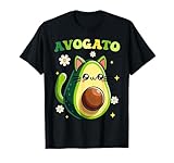 Avogato Cinco De Mayo Groovy Meow Cat Avocado Funny Cinco De T-Shirt