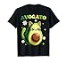 Avogato Cinco De Mayo Groovy Meow Cat Avocado Funny Cinco De T-Shirt