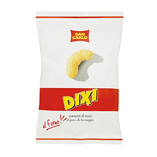 San Carlo Patatine Dixi cornetti di Mais al Formaggio Confezione 15 pacchi da 50 gr ciascuno (1000060863)