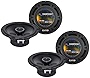 Harmony Audio Bundle Compatible with 2006-2013 BMW 3 Series (2) HA-R65 6.5' New Factory Speaker Replacement Upgrade Package 300W Speakers & Grills