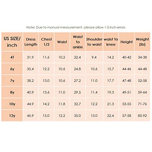 Bibihou Girls Dress, Toddler Lace Back Layered A-Line Formal Party Holiday Flower Girl Dress For Kid, 4T #TOP6