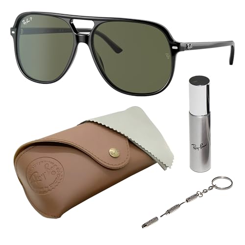 Image of Ray-Ban RB2198 BILL Square Shaped Sunglasses for Men & Women with Official RAYBAN Eyewear Kit