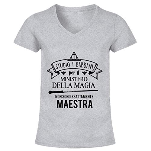 Closset T-Shirt Donna Collo a V Maestra S