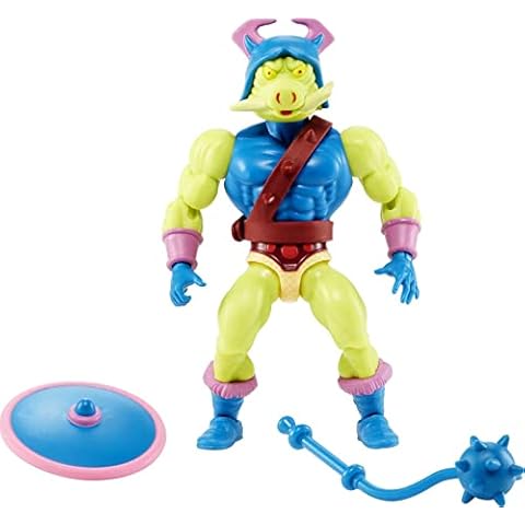 Masters of the Universe Origins Pig-Head 5.5-in Action Figures, Battle Figures for Storytelling Play and Display, Gift for 6 to 10-Year-Olds and Adult Collectors Cover