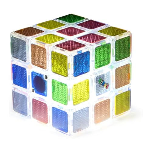 Rubik's Cubo Original con Luces Intermitentes para desafío contra el Tiempo, antiestrés y Rompecabezas, para Adultos y niños, a Partir de 8 años