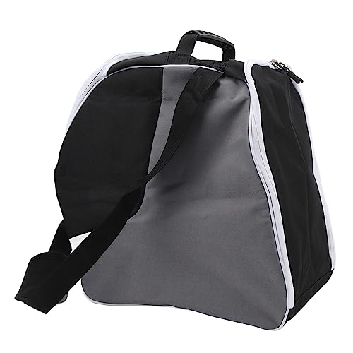 Ddewing Large Capacity Ski Travel Bag Ski Boot Bag Black Waterproof Large Capacity Snowboard Boot Storage Bag Ski Shoe Storage Bag Outdoor Ski Equipment for Ski Sports
