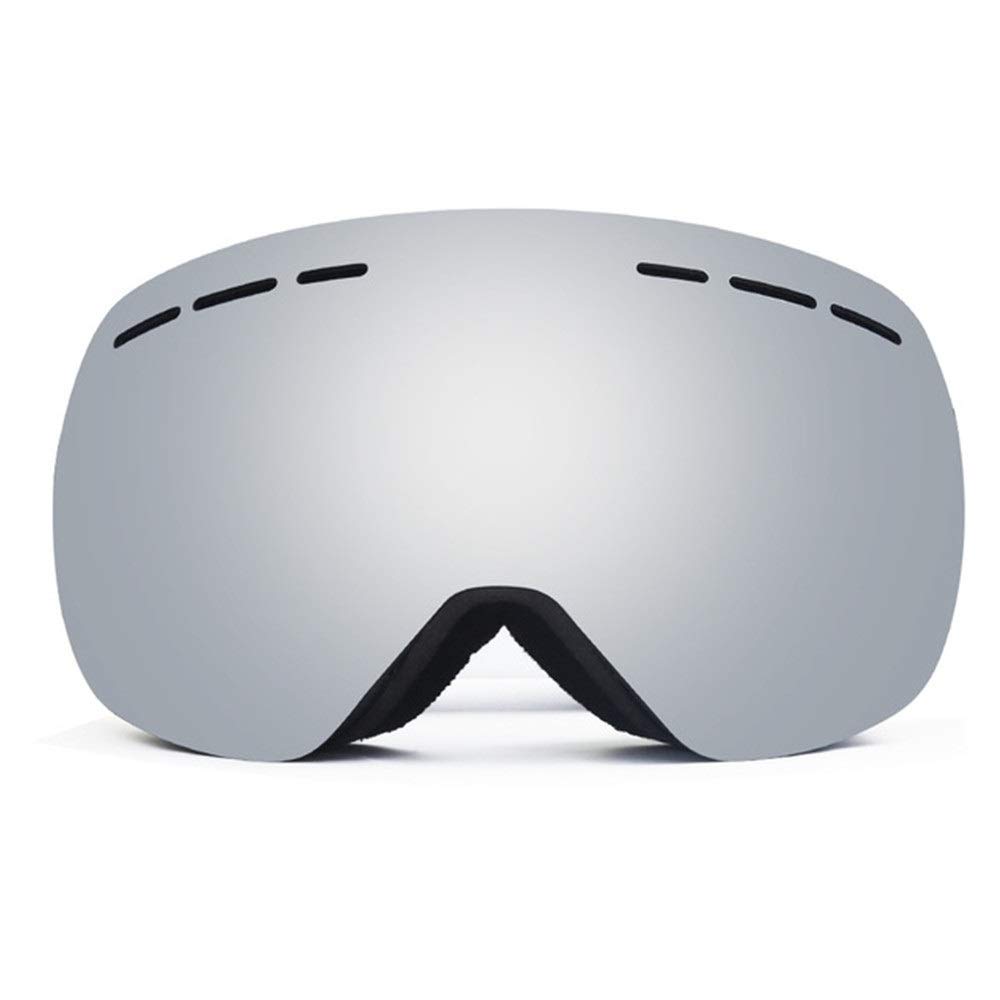 Zimowe gogle narciarskie outdoorowe dwuwarstwowe gogle narciarskie odporne na promieniowanie UV przeciwmgielne odpowiednie do snowboardu i wspinaczki na skuterach śnieżnych odporne na