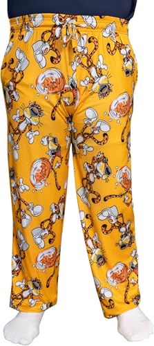 Mad Engine Chester Cheetos Lounge Pose Pajamas Officially Licensed Men's Lounge Pants3