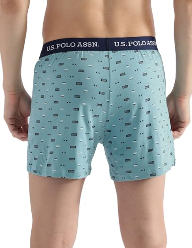 Image of U.S. Polo ASSN. Mens OEX09 Comfort Regular Fit Solid Boxers - Pack of 2
