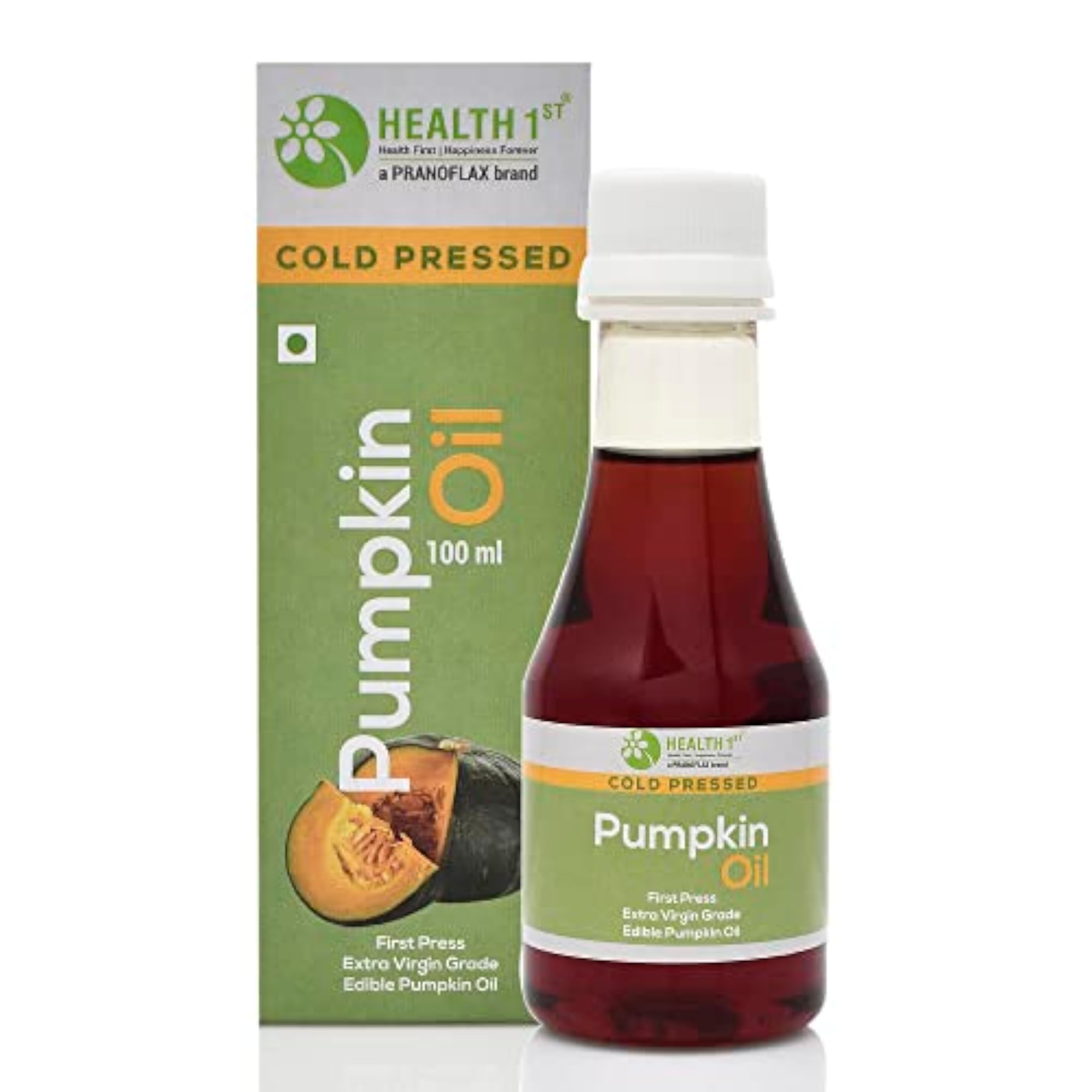 Cold Pressed Pumpkin Oil, 100 ml for Skin Nourishment