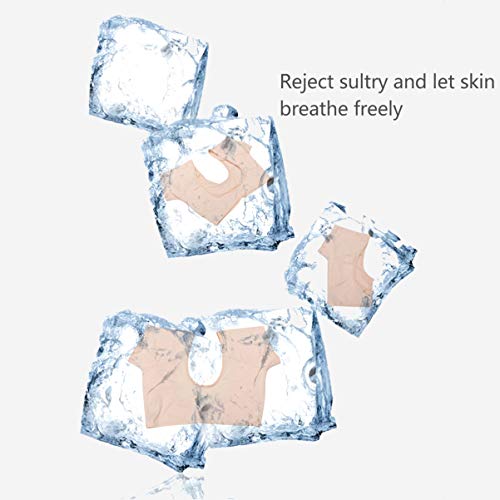 Colete de proteção contra o suor da Heallily, colete reutilizável nas axilas, protetor de suor laváv